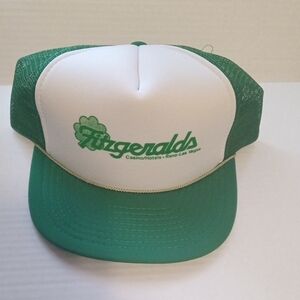 Green and White Trucker Hat